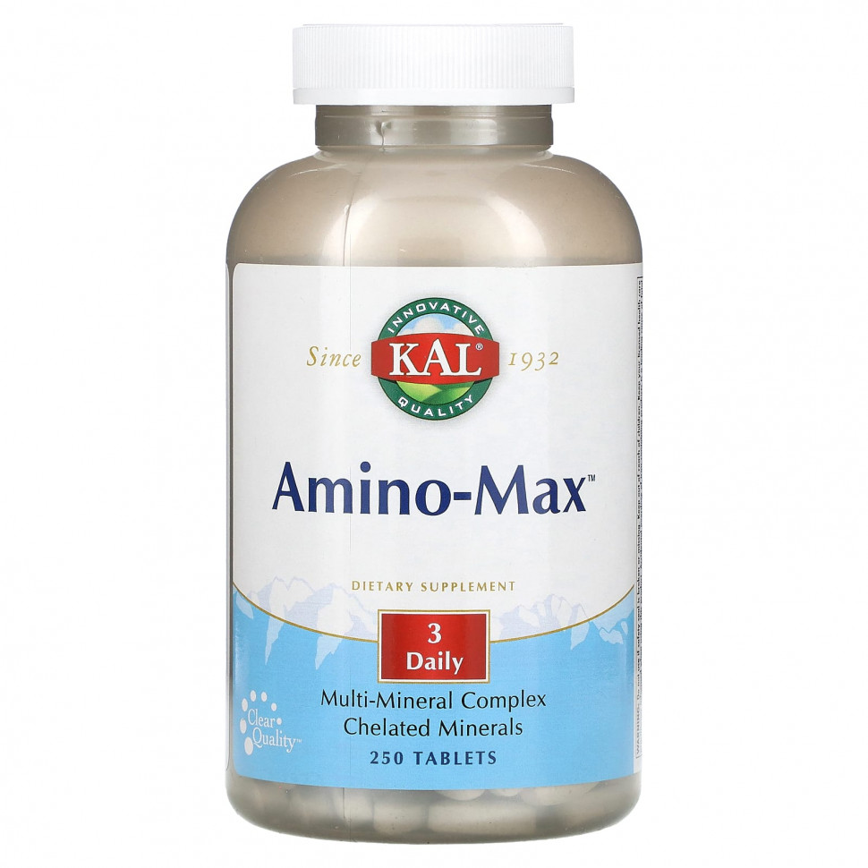   KAL, Amino-Max, 250 Tablets    -     -,    