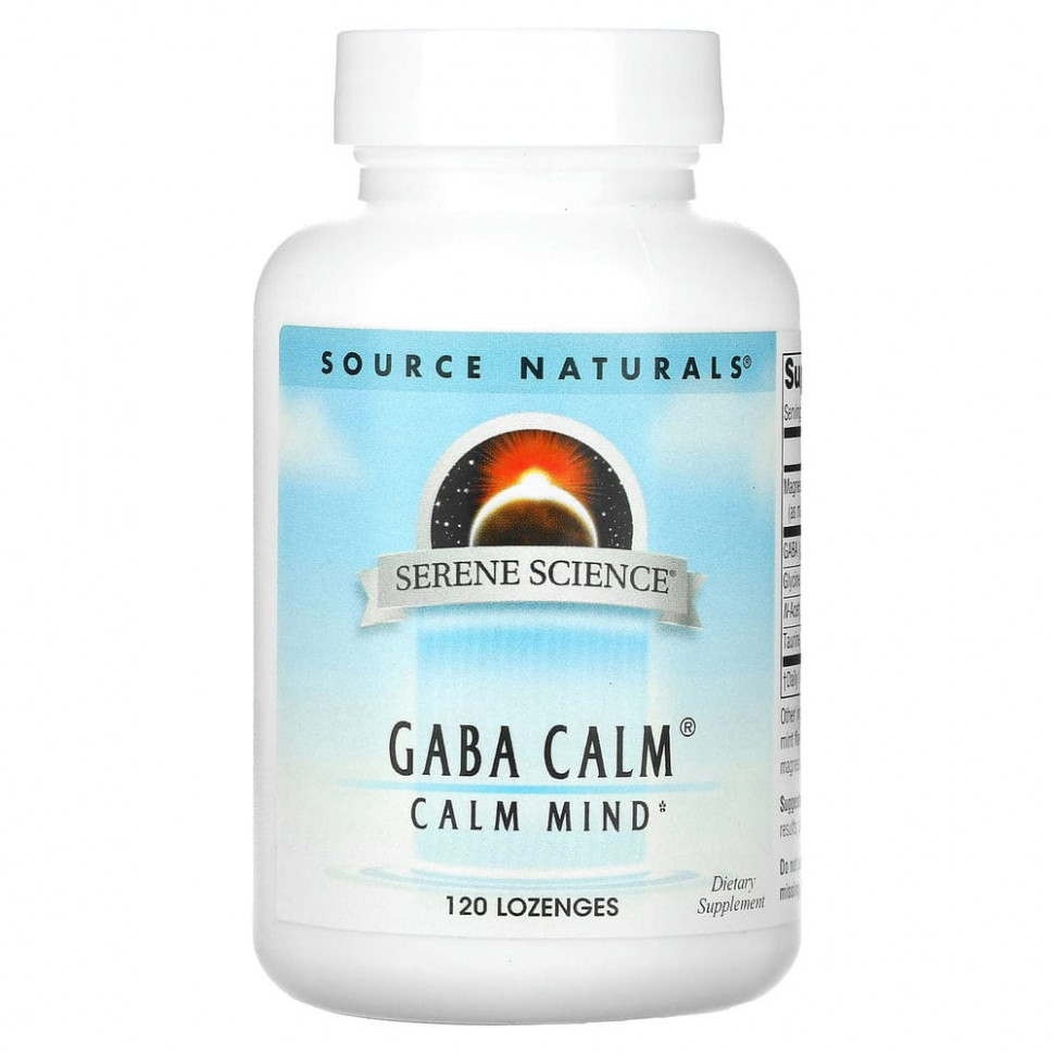   Source Naturals, GABA Calm, , 120       -     -,    