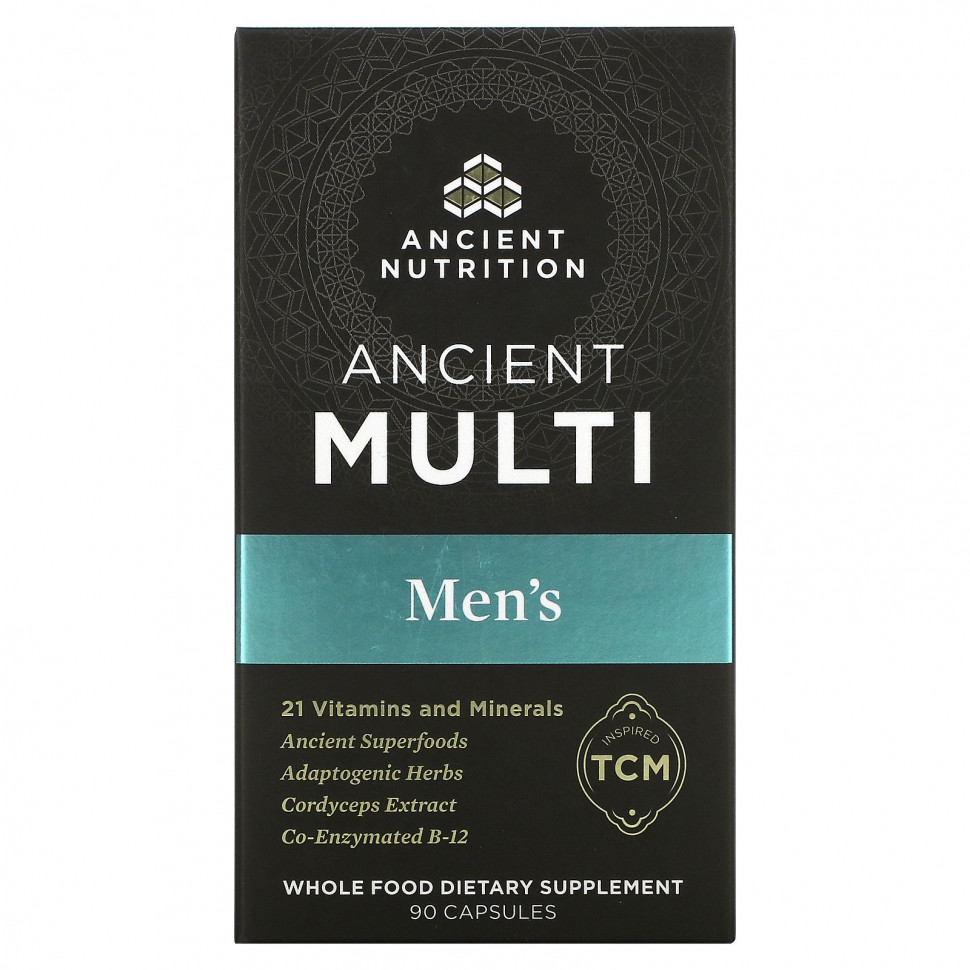   Dr. Axe / Ancient Nutrition, Ancient Multi,  , 90     -     -,    