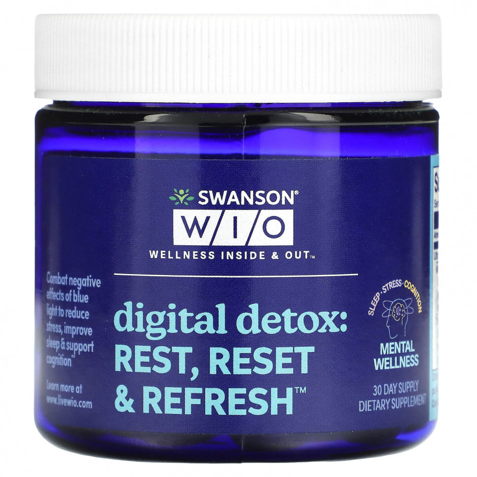 Swanson WIO,  : Rest, Reset & Refresh, 30   , IHerb ()  