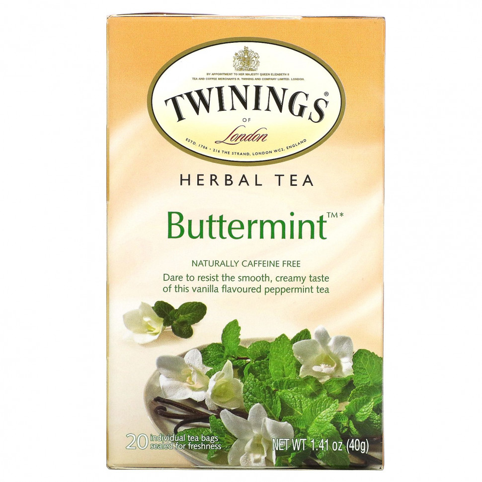   Twinings, Buttermint,     ,  , 20     , 40  (1,41 )    -     -,    