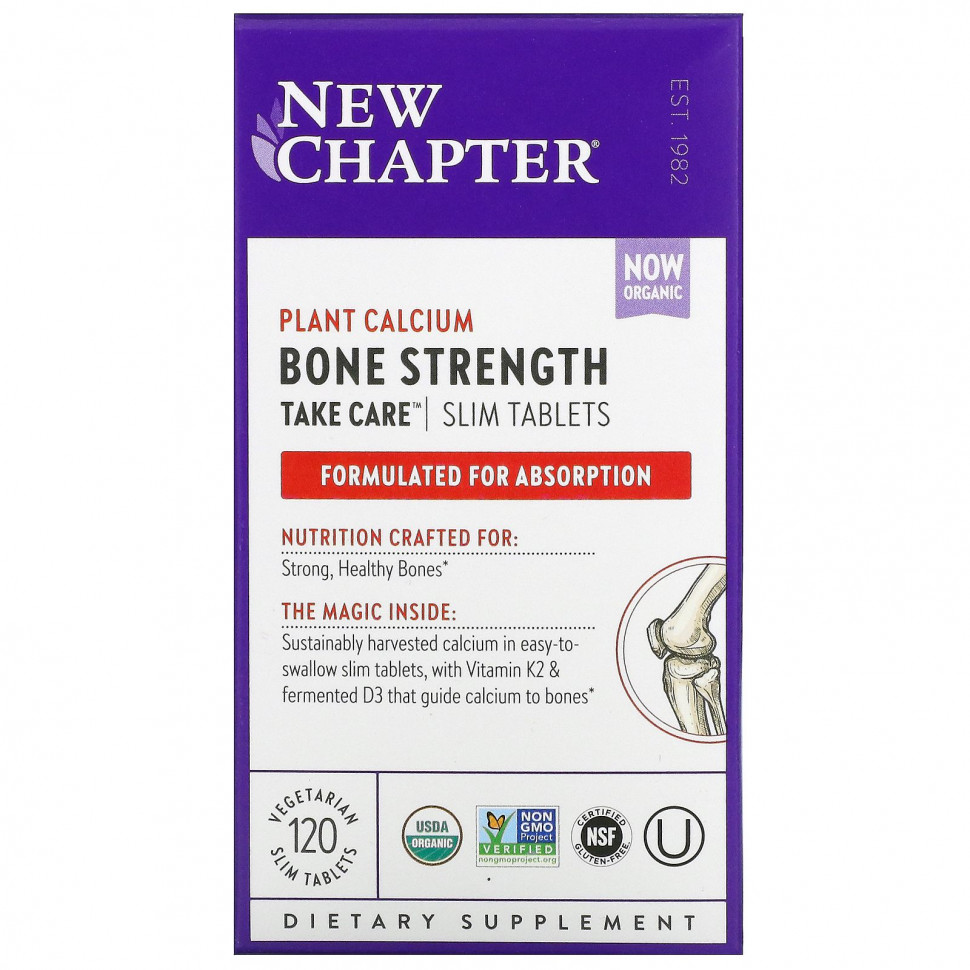   New Chapter, Bone Strength Take Care, 120       -     -,    