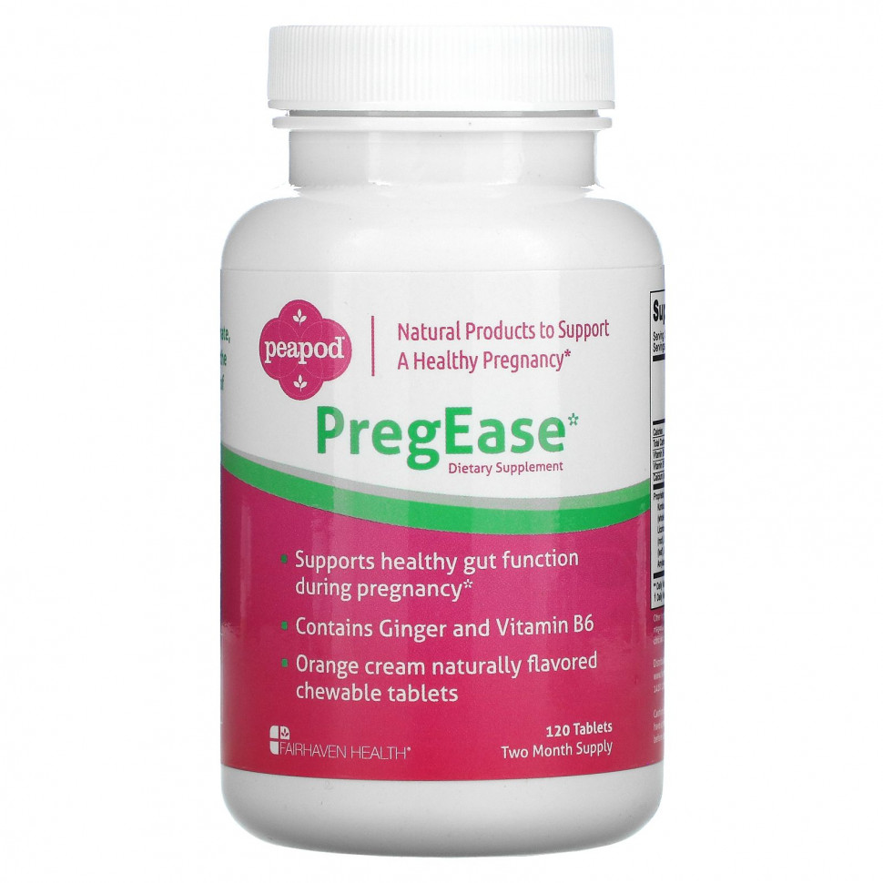   Fairhaven Health, PregEase, 120     -     -,    