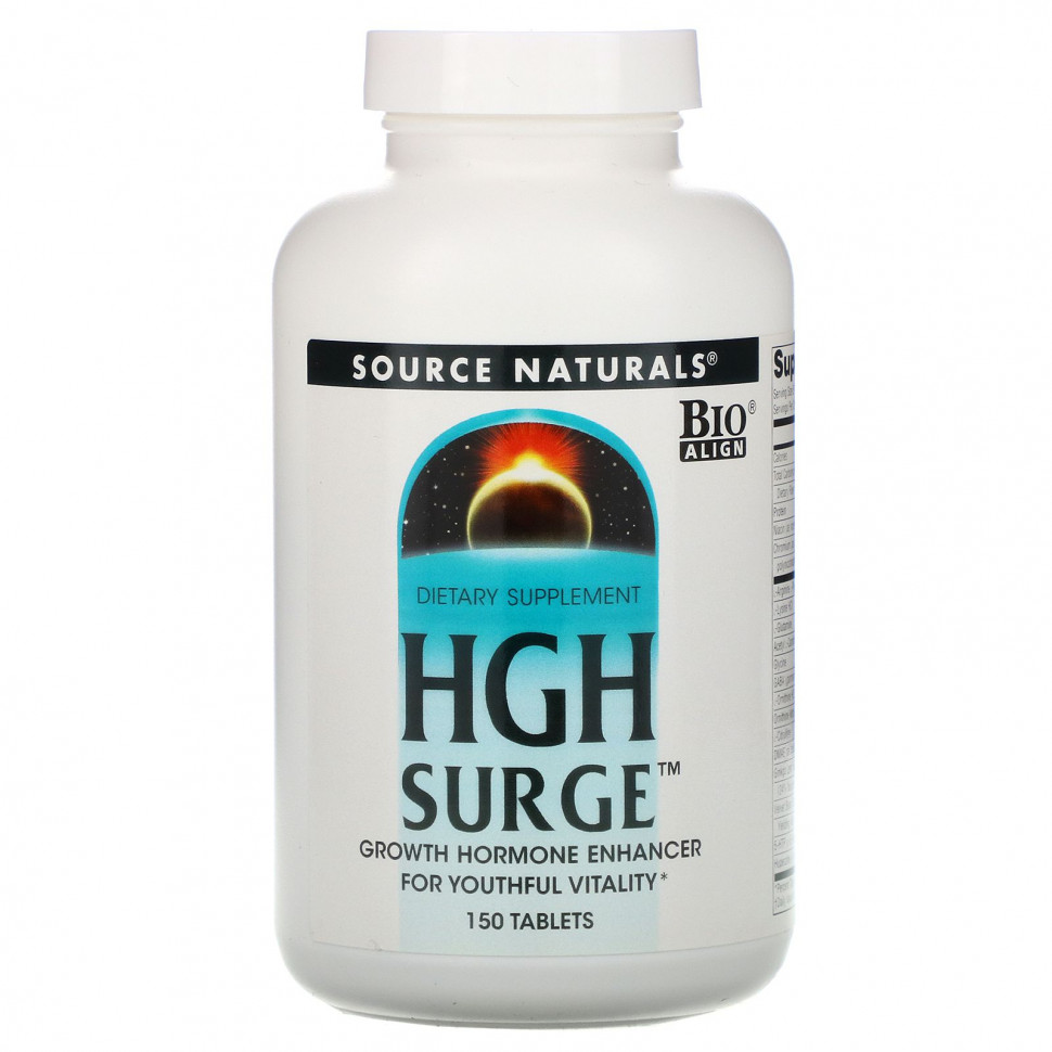   Source Naturals, HGH Surge, 150     -     -,    