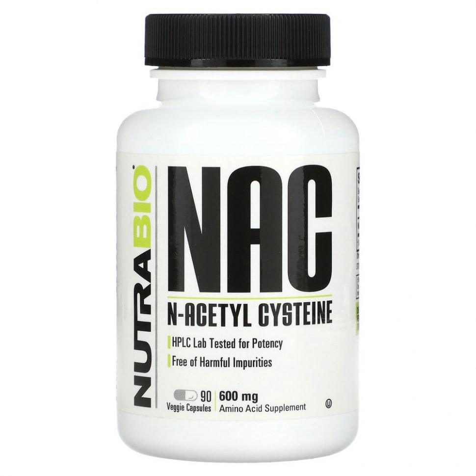   Nutrabio Labs, NAC N-, 600 , 90      -     -,    