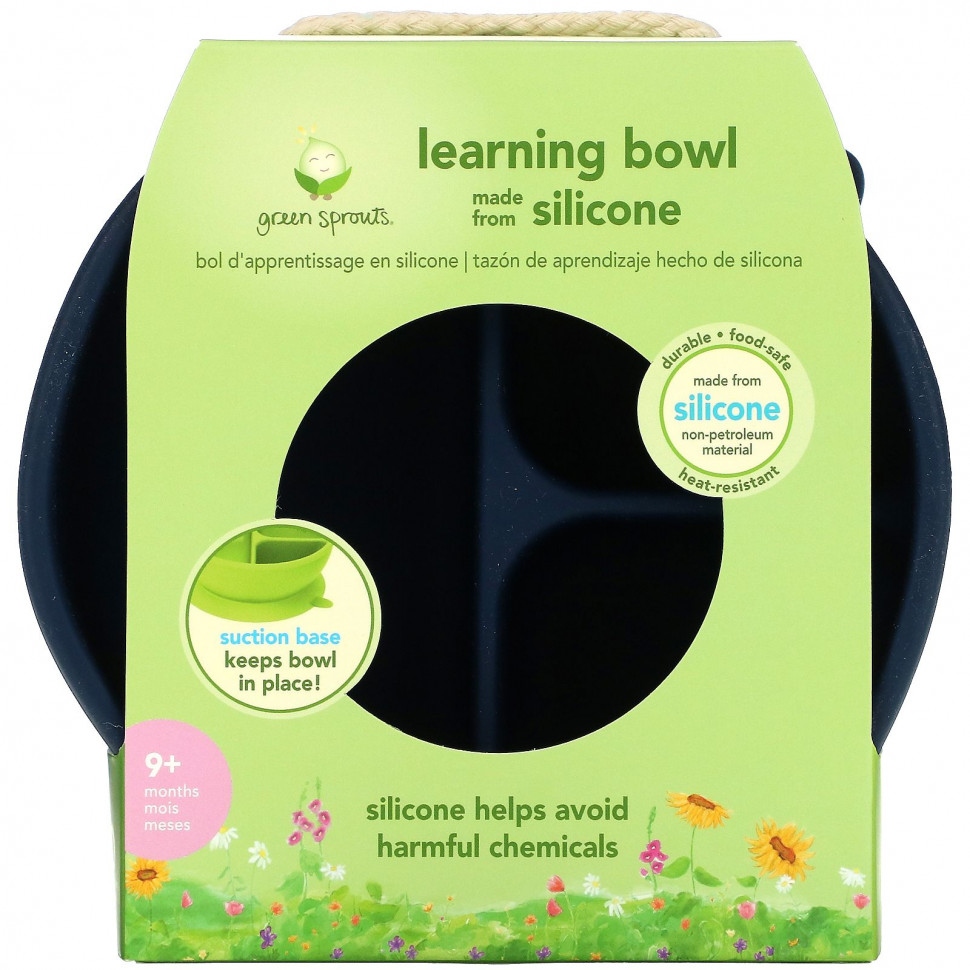   Green Sprouts, Learning Bowl, Navy    -     -,    