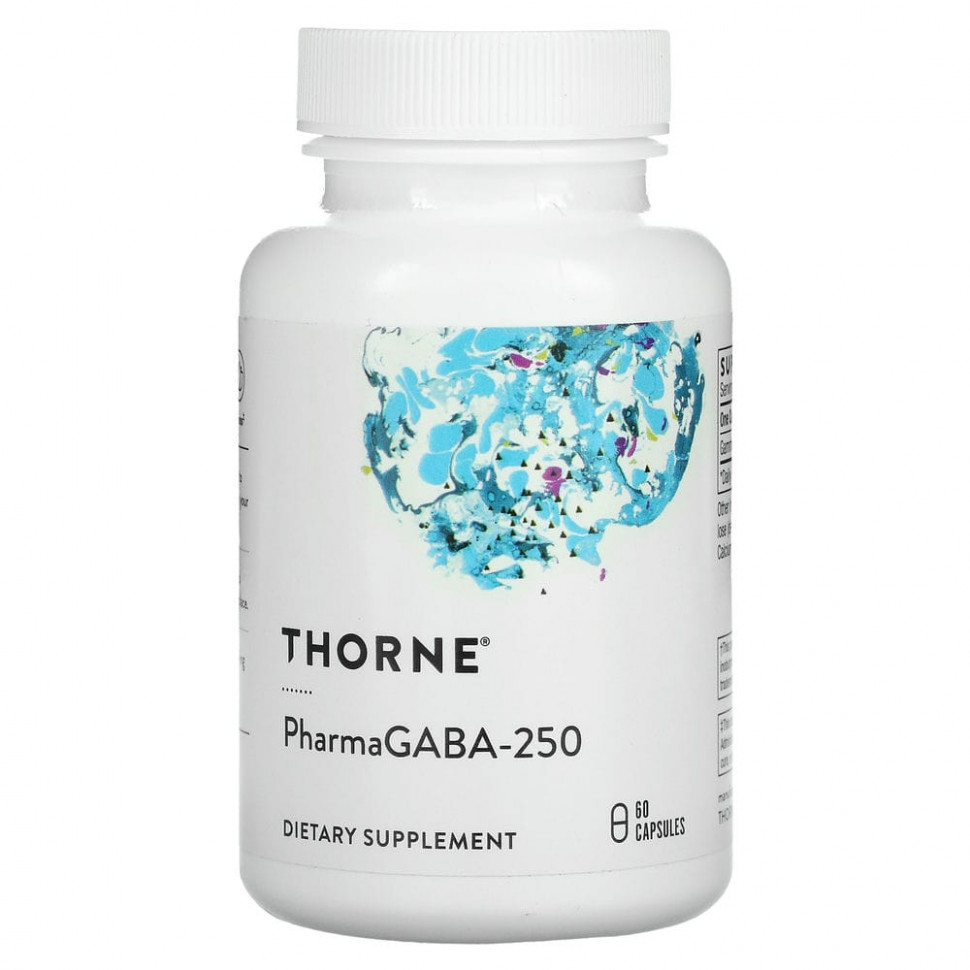   Thorne Research, PharmaGABA-250, 60     -     -,    