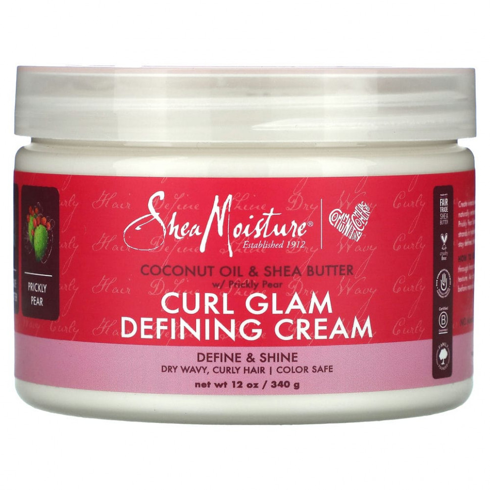   SheaMoisture, Curl Glam Defining Cream,      ,       , 340  (12 )    -     -,    