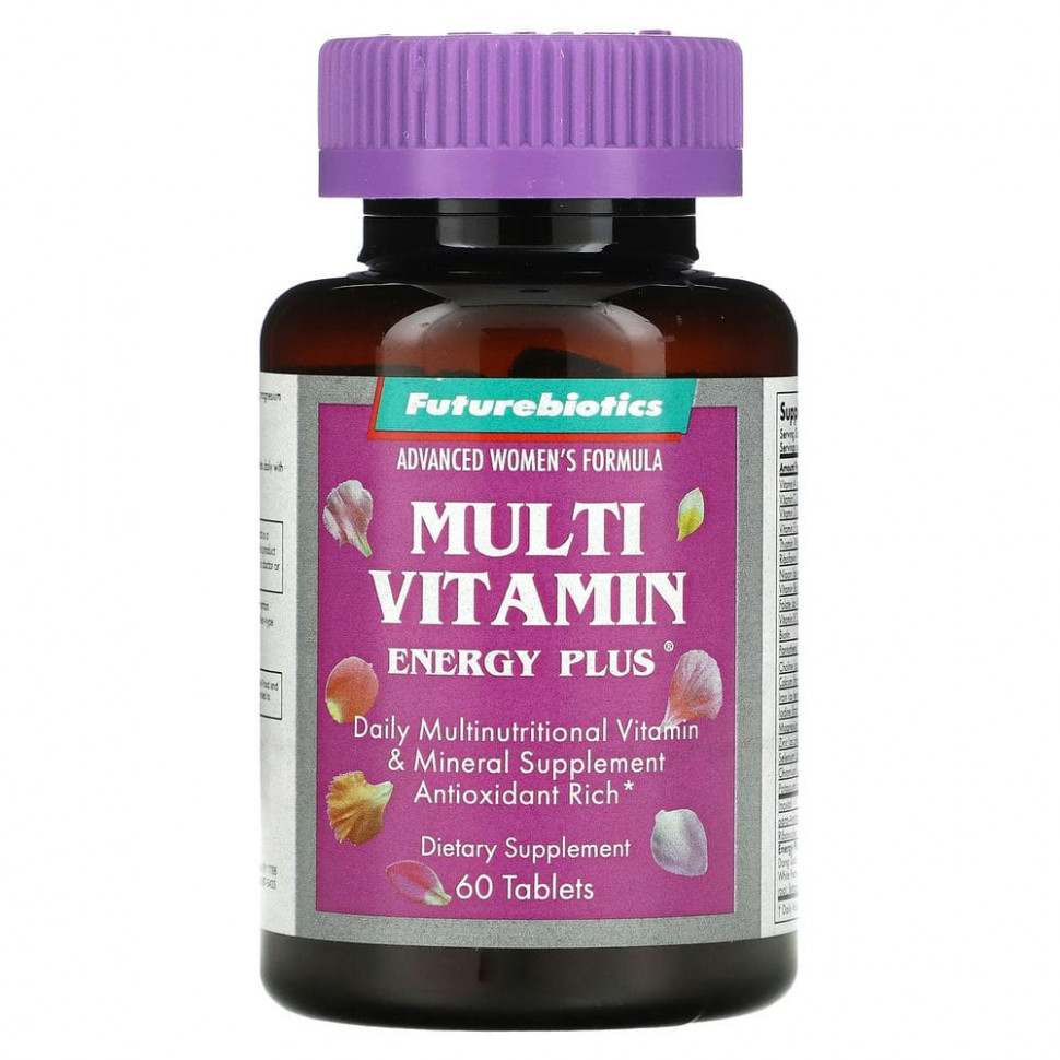   FutureBiotics, Advanced Women's Formula,  Energy Plus, 60     -     -,    