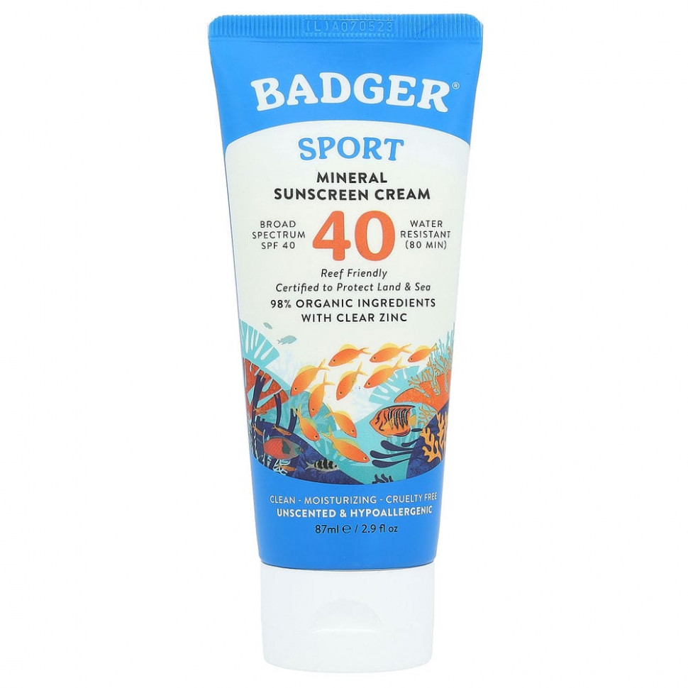   Badger Company, Sport,    , SPF 40,  , 87  (2,9 . )    -     -,    