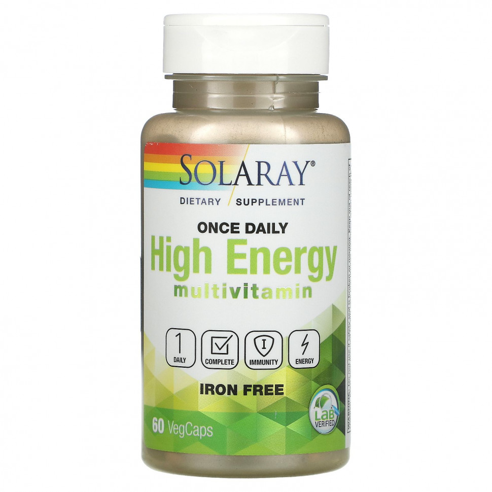   Solaray, Once Daily,  ,  , 60      -     -,    