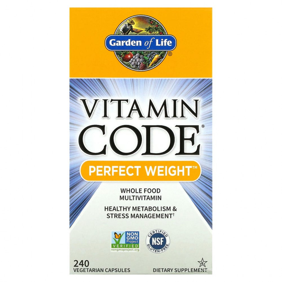   Garden of Life, Vitamin Code, Perfect Weight, 240      -     -,    