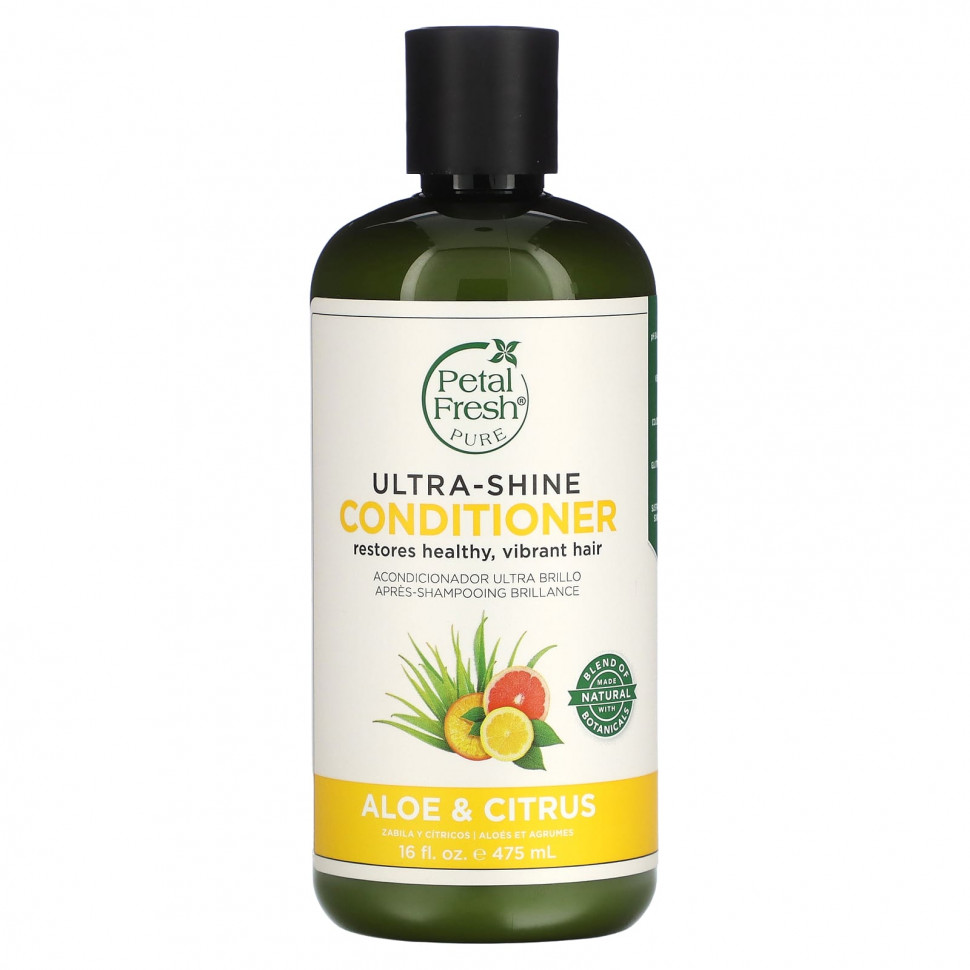   Petal Fresh, Pure, Ultra-Shine Conditioner, Aloe & Citrus, 16 fl oz (475 ml)    -     -,    