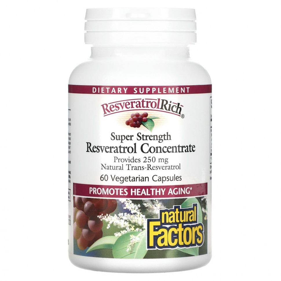   Natural Factors, ResveratrolRich,    , 60      -     -,    