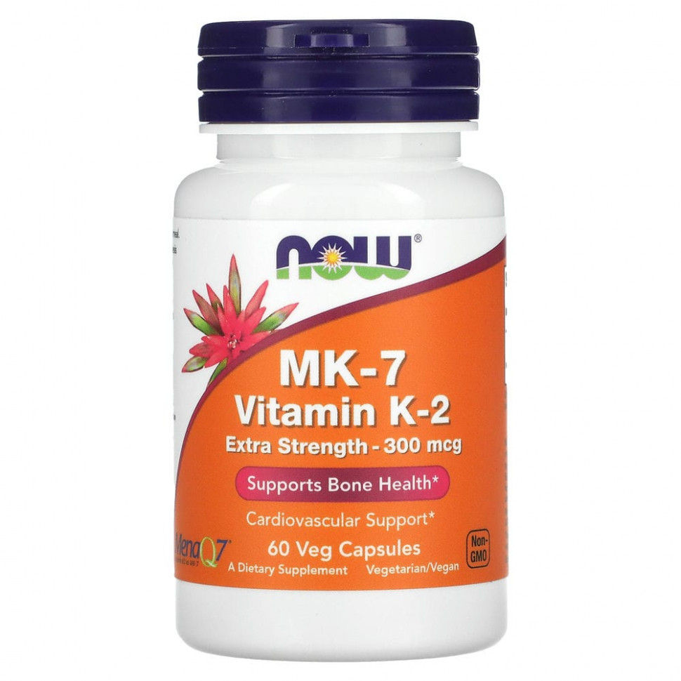   NOW Foods, MK-7,  K-2,   , 300 , 60      -     -,    