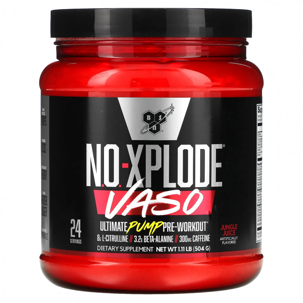   BSN, No-Xplode VASO, Ultimate Pump  ,   , 504  (1,11 )    -     -,    