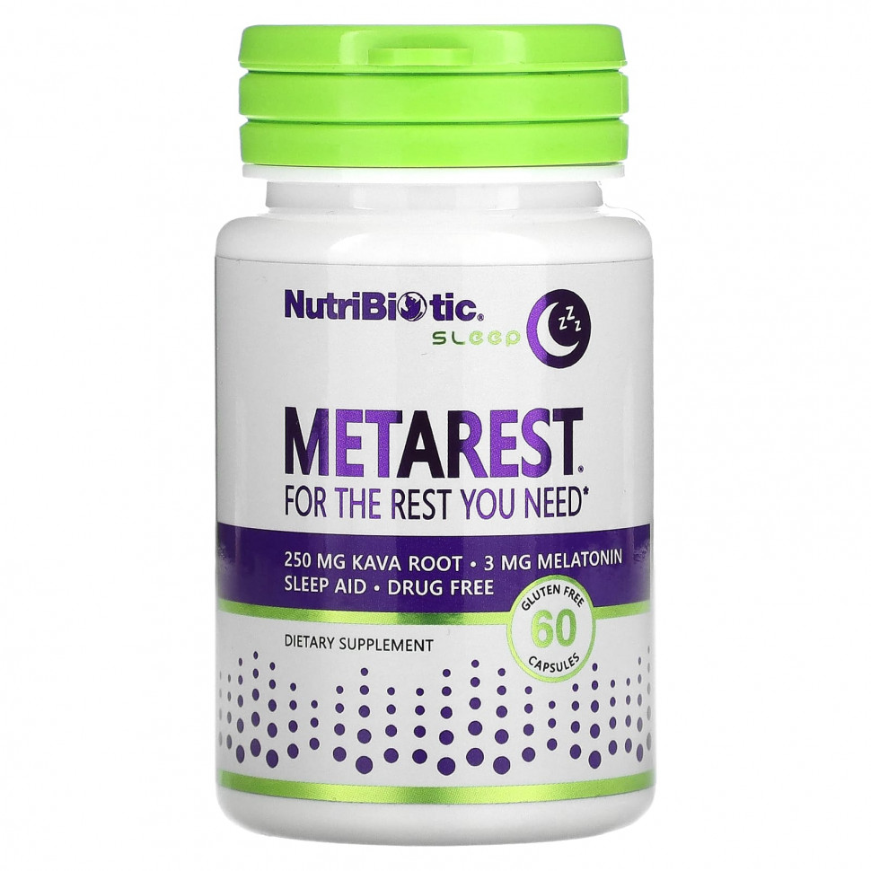   NutriBiotic, Sleep, MetaRest`` 60     -     -,    