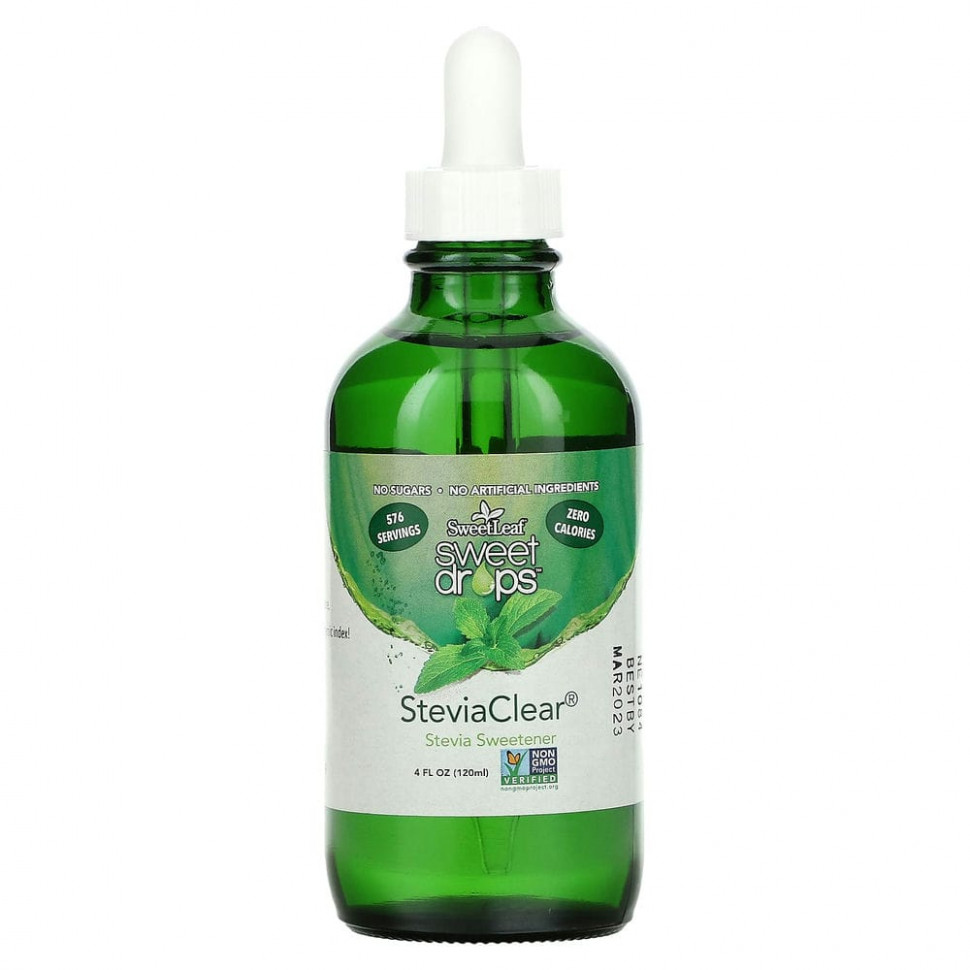   Wisdom Natural, SweetLeaf, Sweet Drops,   , SteviaClear, 120  (4 . )    -     -,    