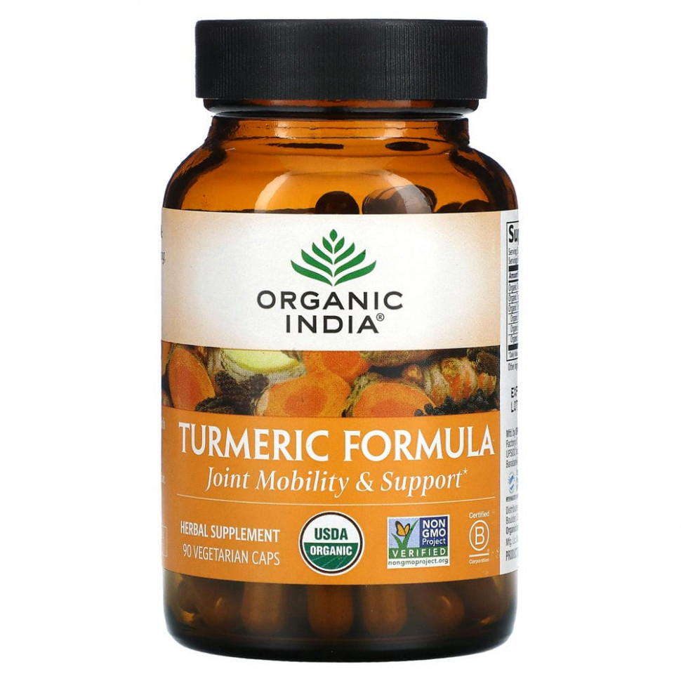   Organic India, Turmeric Formula, ,     , 90      -     -,    