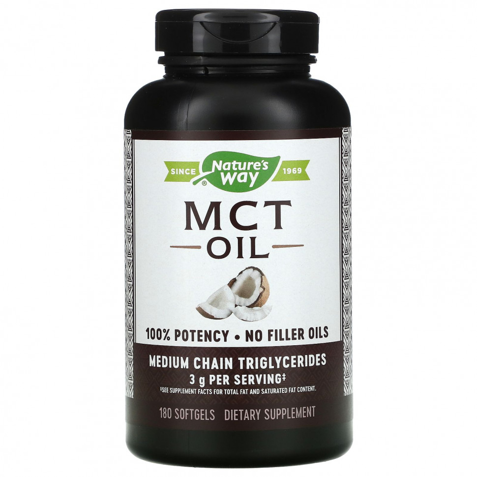   Nature's Way,  MCT, 180      -     -,    