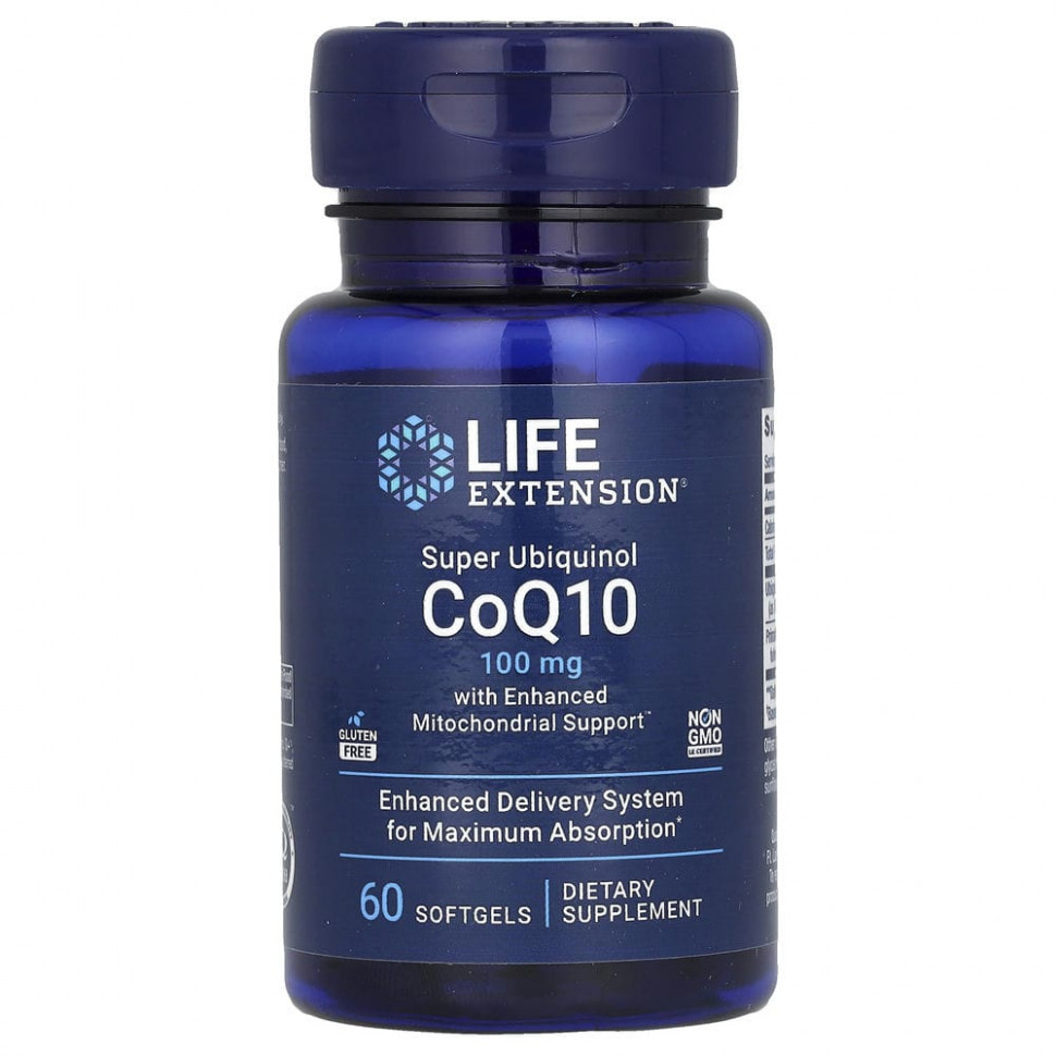   Life Extension,   Q10    , 100 , 60      -     -,    