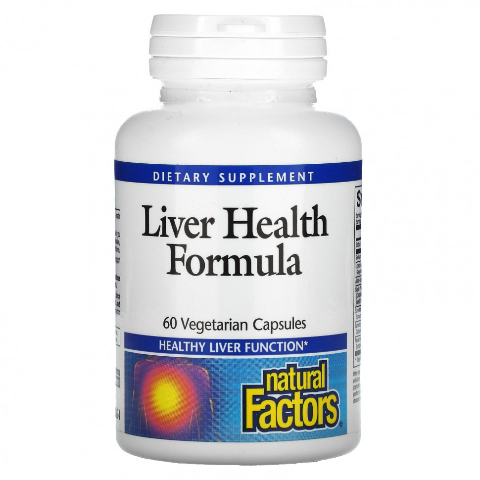   Natural Factors, Liver Health Formula, 60      -     -,    