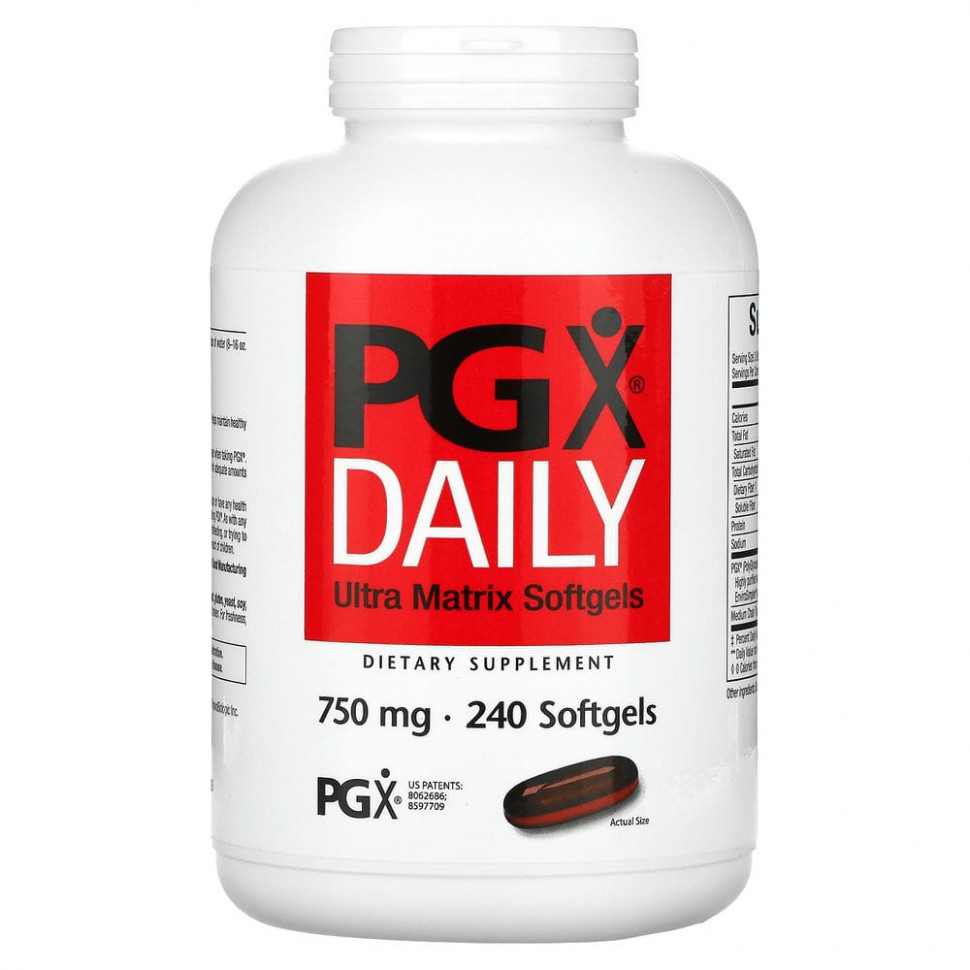   Natural Factors, PGX Daily,       , 750 , 240       -     -,    