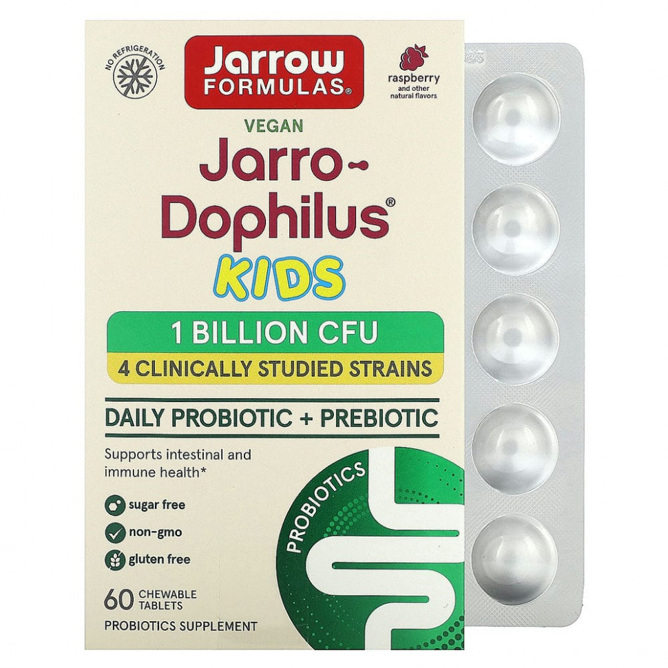   Jarrow Formulas, Jarro-Dophilus Kids,  + ,  ,   , 1   , 60      -     -,    