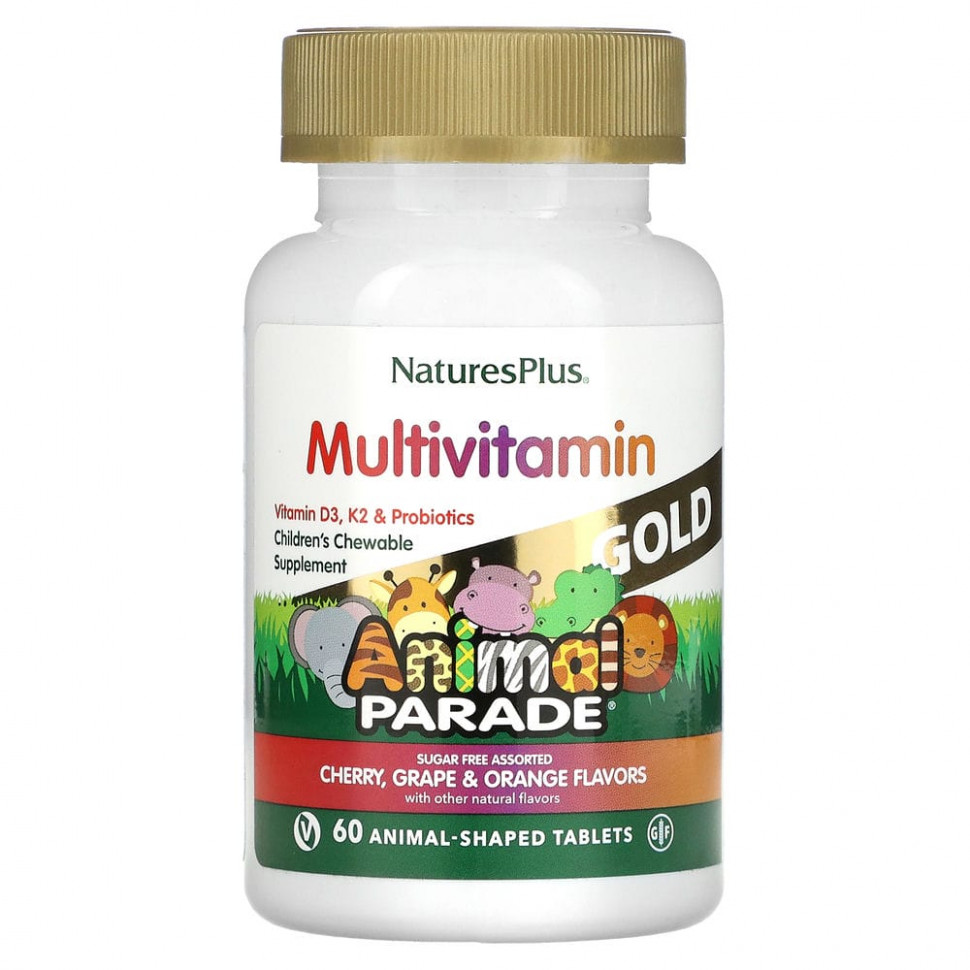   NaturesPlus, Source of Life, Animal Parade Gold,      ,  , 60        -     -,    