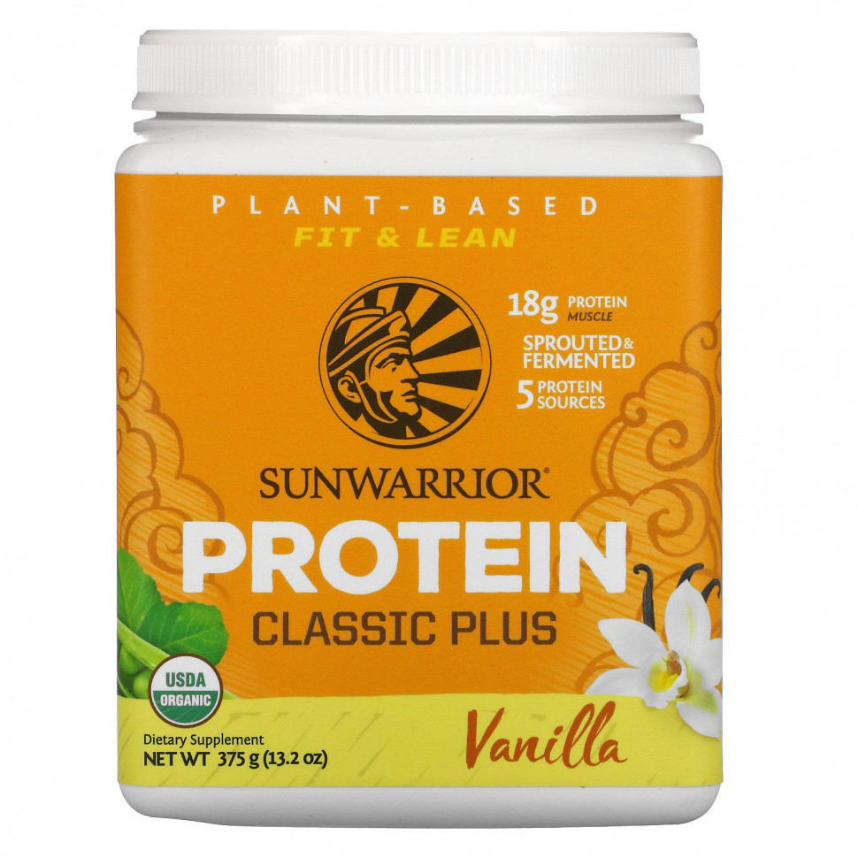   Sunwarrior, Protein Classic Plus,    ,  , 375  (13,2 )    -     -,    