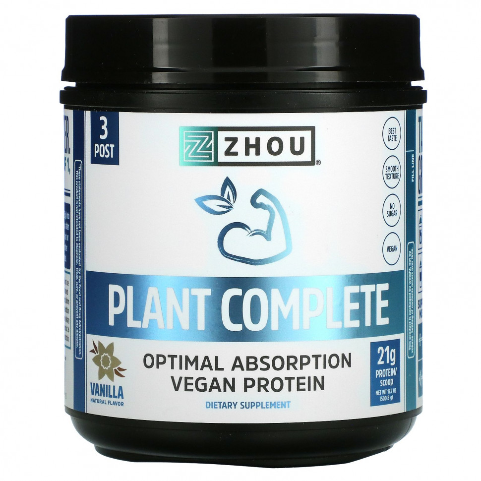   Zhou Nutrition, Plant Complete,     , , 500,8  (17,7 )    -     -,    