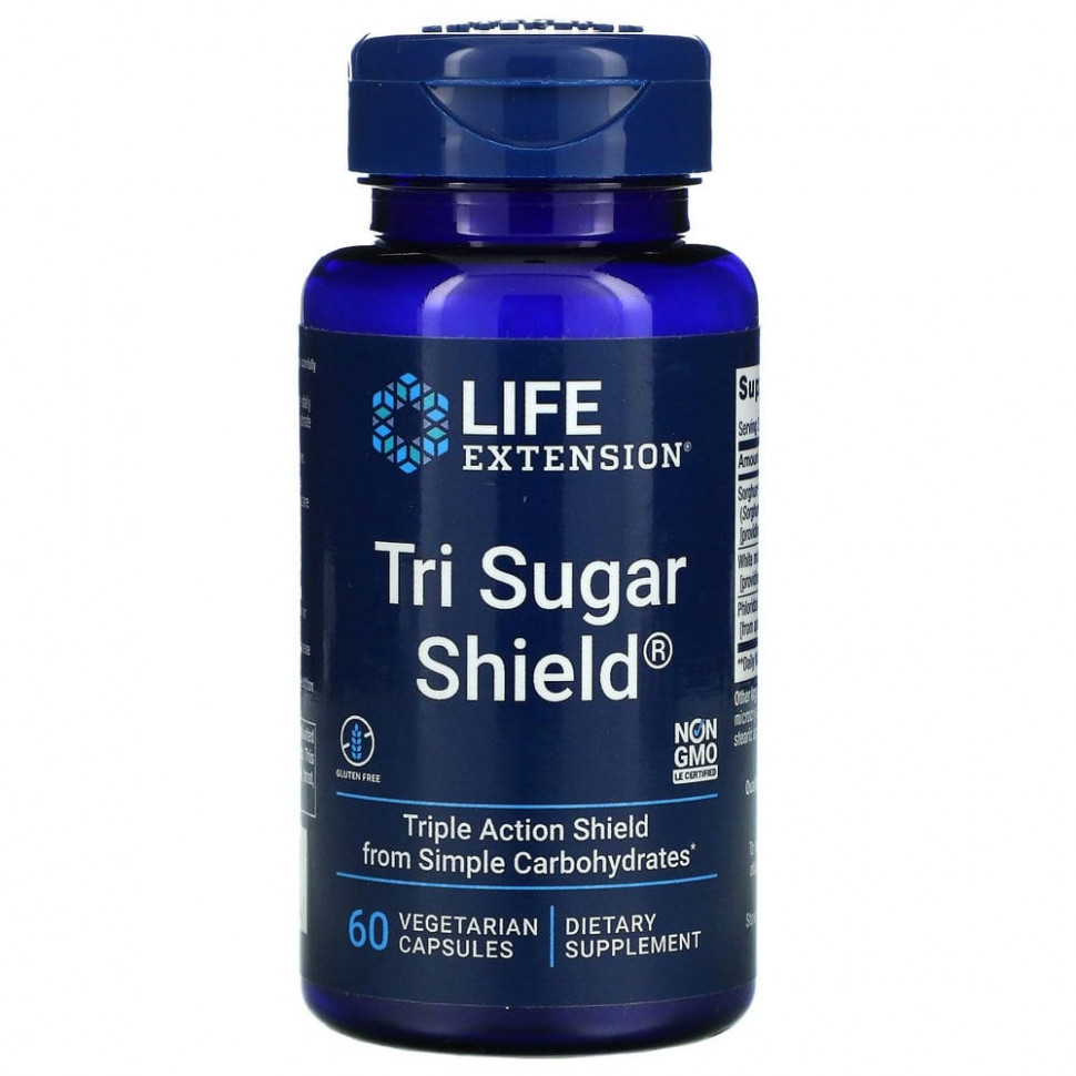   Life Extension, Tri Sugar Shield, 60      -     -,    