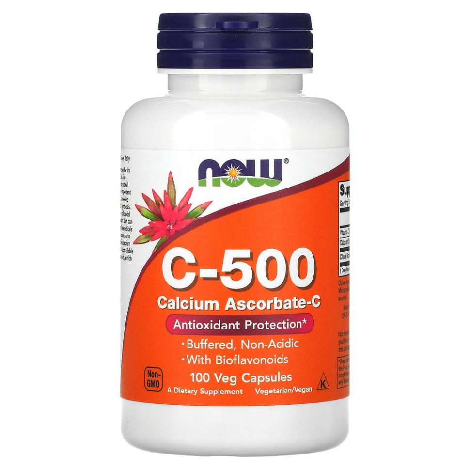   NOW Foods, C-500,  -C, 100     -     -,    