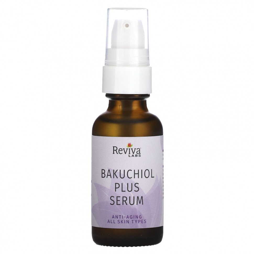   Reviva Labs, Bakuchiol Plus Serum, 1 fl oz (29.5 ml)    -     -,    