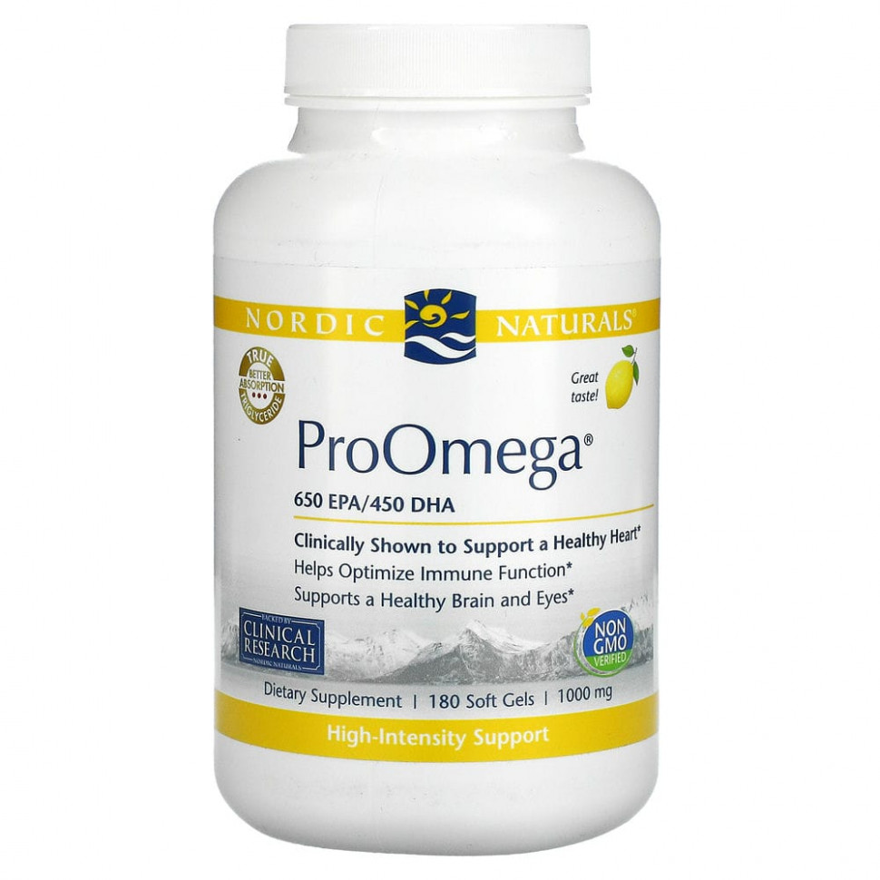   Nordic Naturals, ProOmega,   , 1000 , 180       -     -,    