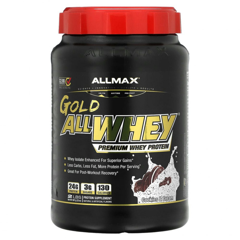   ALLMAX Nutrition, Gold AllWhey, 100%    ,   , 907  (32 )    -     -,    