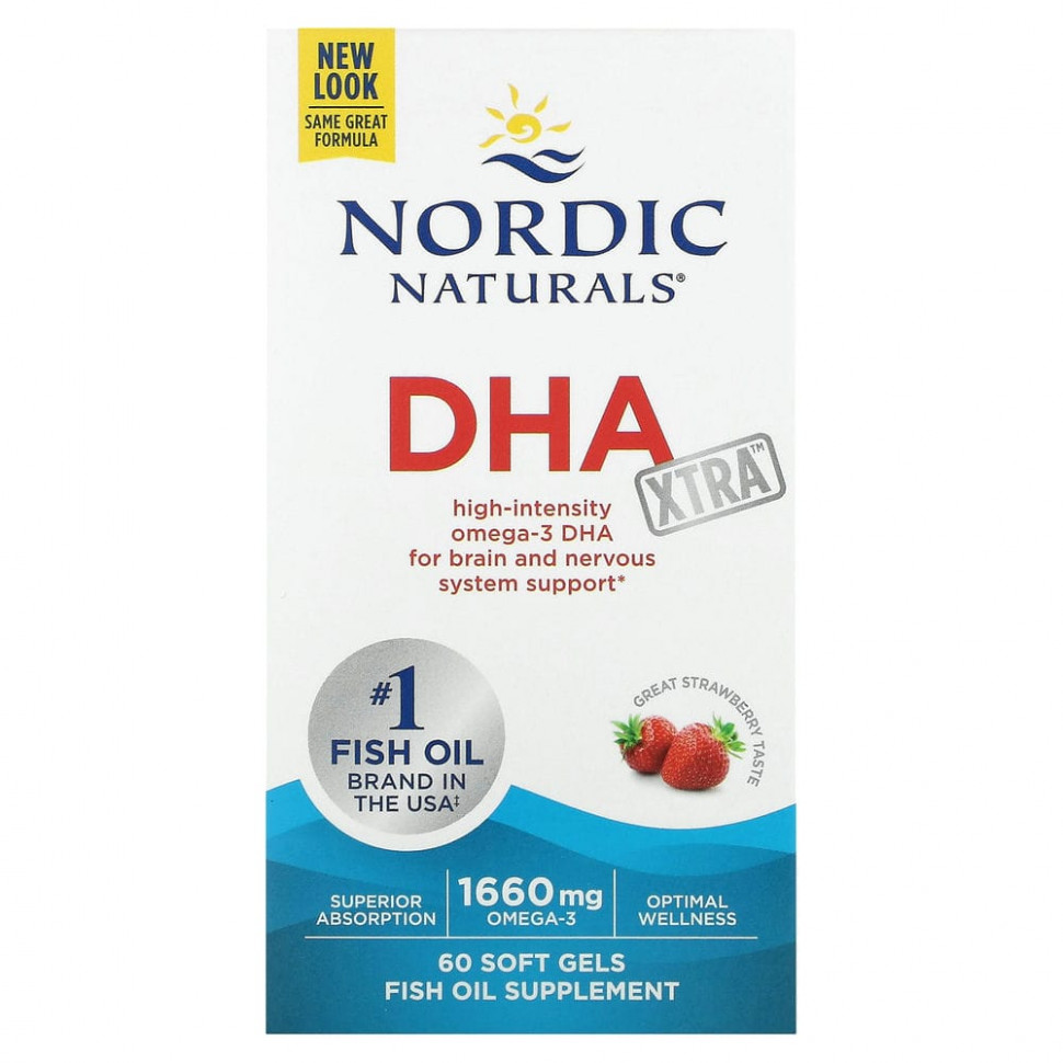   Nordic Naturals, DHA Xtra,  , 830 , 60      -     -,    