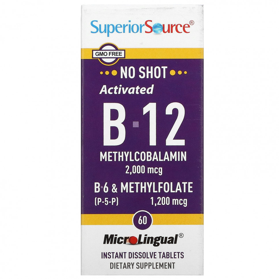   Superior Source,   B12 (),  B6 (P-5-P)  , 2000 /1200 , 60     -     -,    