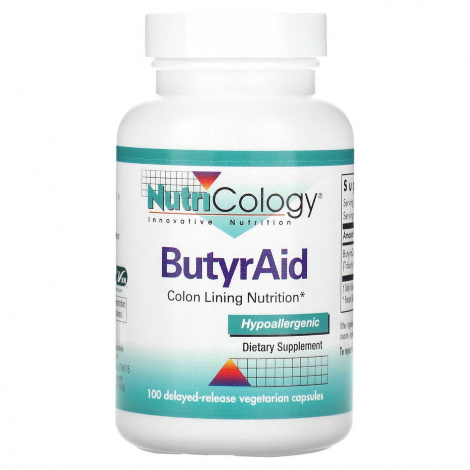   Nutricology, ButyrAid, 100         -     -,    