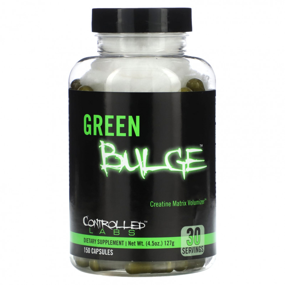   Controlled Labs, Green Bulge, Creatine Matrix Volumizer, 150     -     -,    