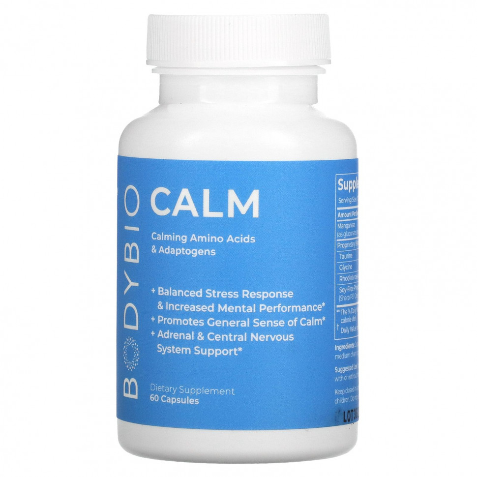   BodyBio, Calm, 60     -     -,    