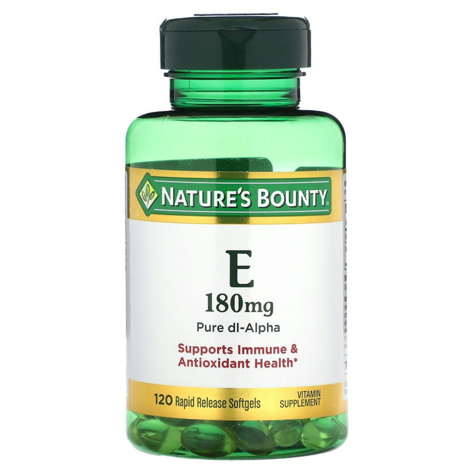   Nature's Bounty,  E, 180 , 120      -     -,    