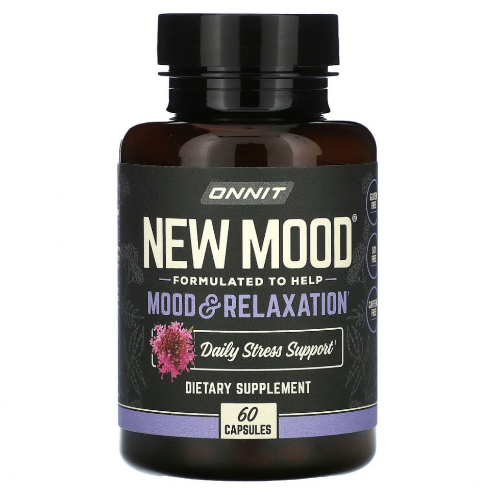   Onnit, New Mood, Mood & Relaxation, 60     -     -,    