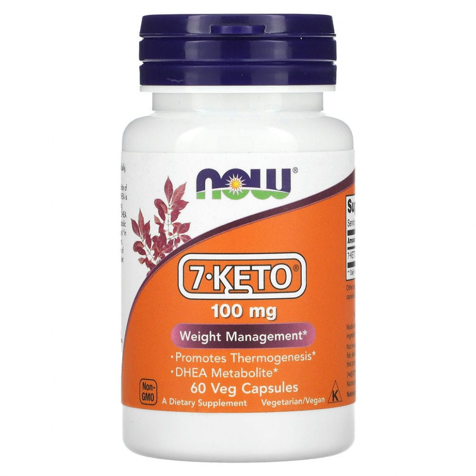   NOW Foods, 7-KETO, 100 , 60     -     -,    