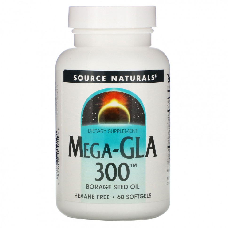   Source Naturals, -GLA 300, 60      -     -,    