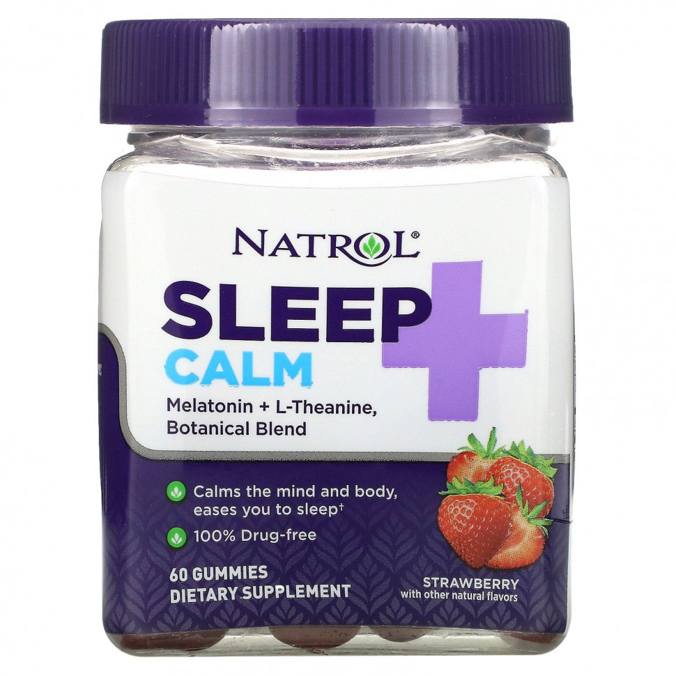   Natrol, Sleep + Calm, , 60      -     -,    