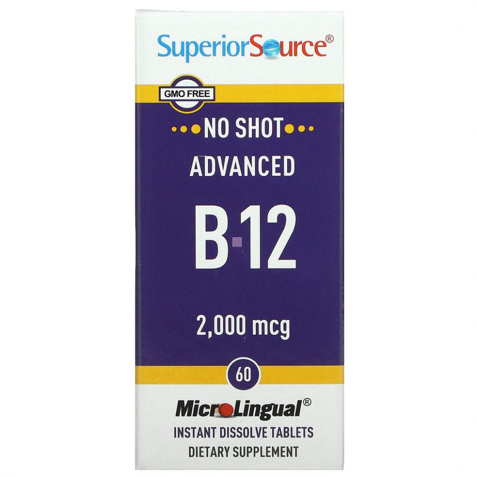   Superior Source,   B12, 2000 , 60   MicroLingual    -     -,    