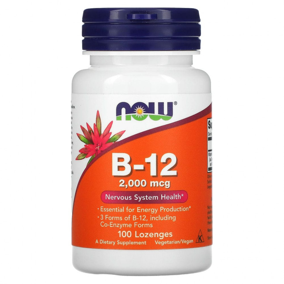   NOW Foods, B-12, 2000 , 100     -     -,    