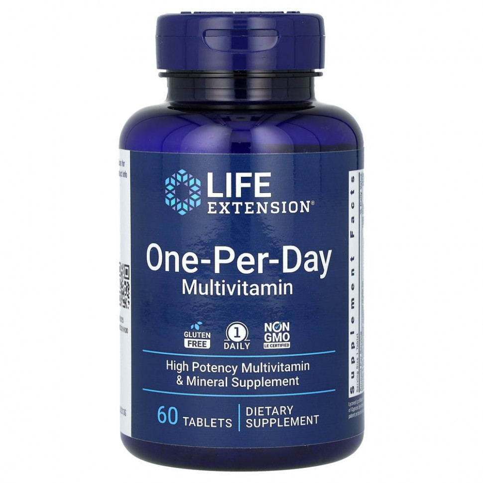   Life Extension, One-Per-Day, 60     -     -,    