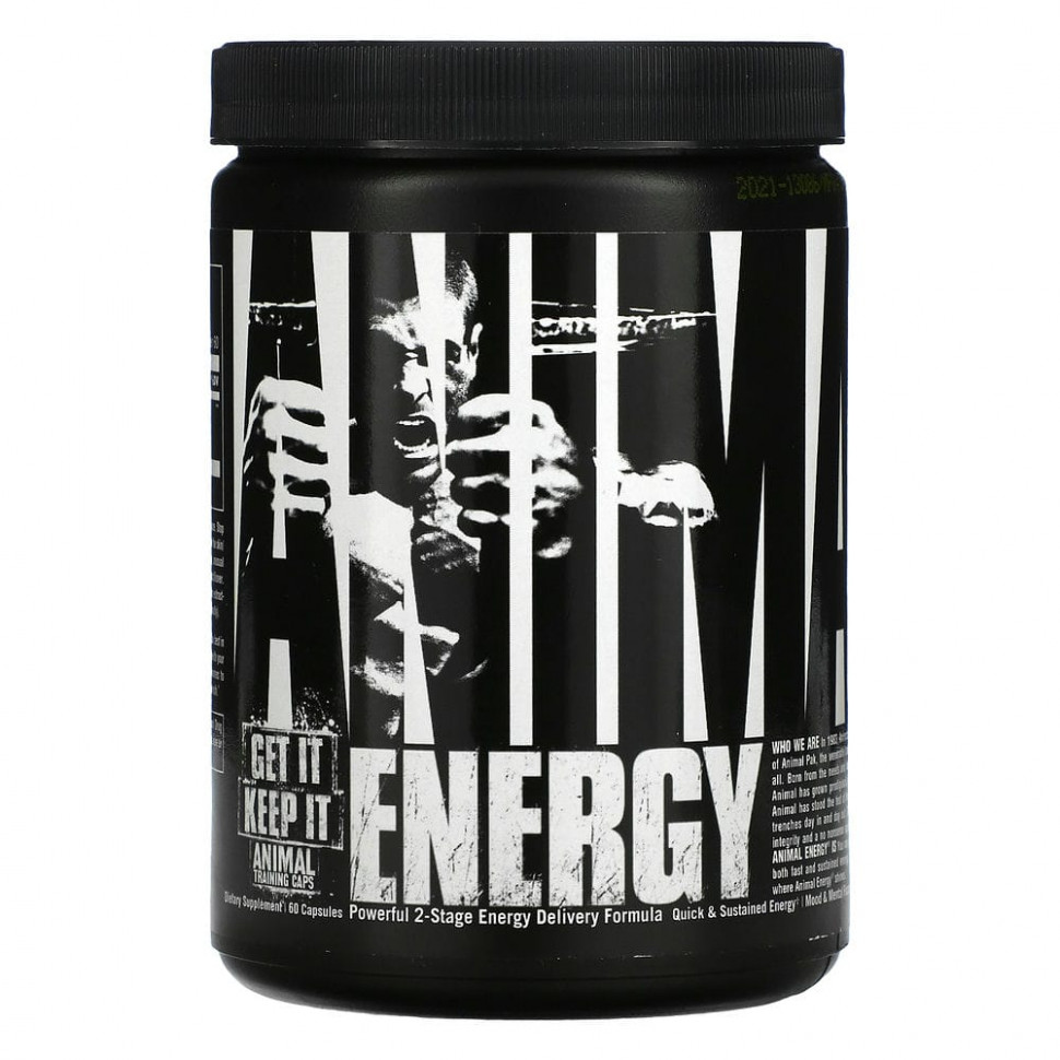   Universal Nutrition, Animal Energy , 60 capsules    -     -,    